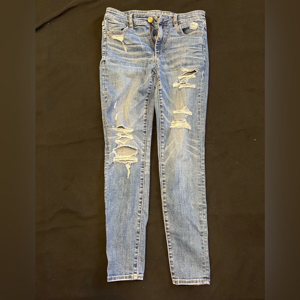 American Eagle Ripped Skinny Jeans